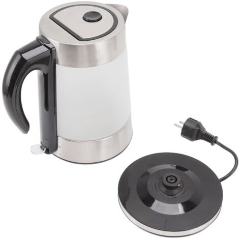 Bouilloire Électrique en Verre Borosilicate 1.7L - Arrêt Automatique - Bouilloire à Thé et Café - Pour Comptoir de Cuisine - Prise EU 220‑240V
