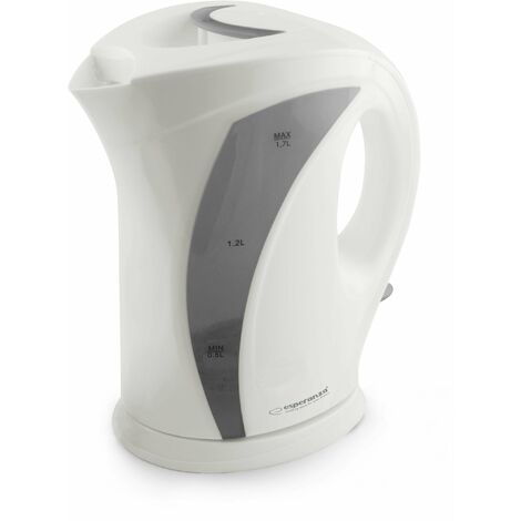 Bouilloire électrique Esperanza IGUAZU EKK018E blanche et grise