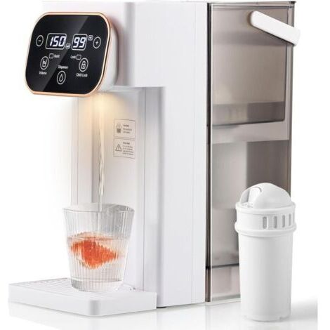 Bouilloire électrique haut de gamme , chauffage rapide , 12 réglages de température et 8 réglages de volume , écran tactile , 3 litres