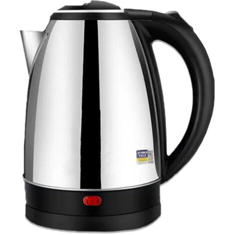 Bouilloire électrique inox 2L, ébullition rapide arrêt automatique cuisine
