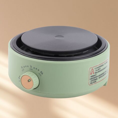 Bouilloire Électrique Multifonction Mini Anti-Brûlage à Sec Chauffage Rapide Plaque Électrique pour Bureau Maison ABS Matériel Sûr et Portable