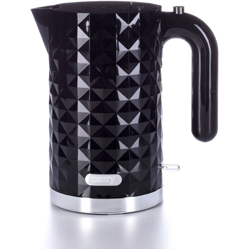 Bouilloire électrique Noir 1,7 L - 2200W - Protection contre l'ébullition à sec - Camry CR 1269B Bouilloire électrique Noir 1,7 L - 2200W - Protection contre l'ébullition à sec - Camry CR 1269B