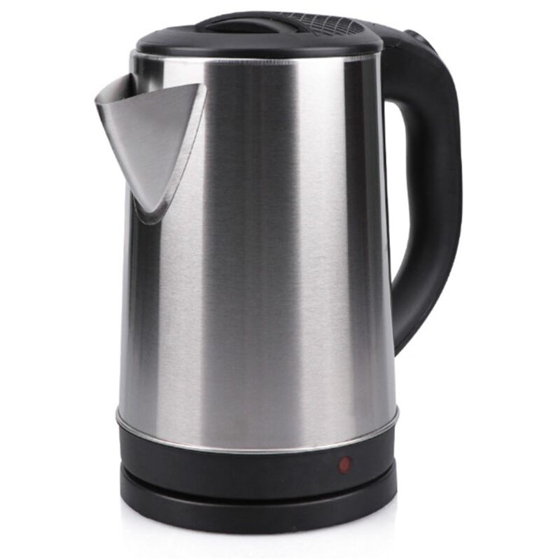 Bouilloire électrique noire 2,3 l en acier inoxydable, bouilloire à thé électrique avec mise hors tension automatique, prise ue, 220V
