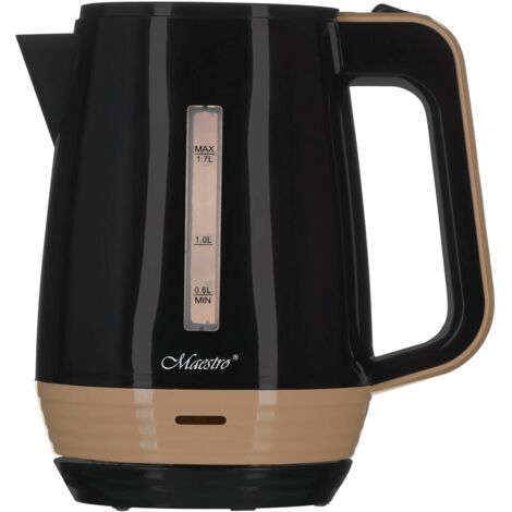Bouilloire électrique noire Feel-Maestro MR033 1,7 L 2200 W