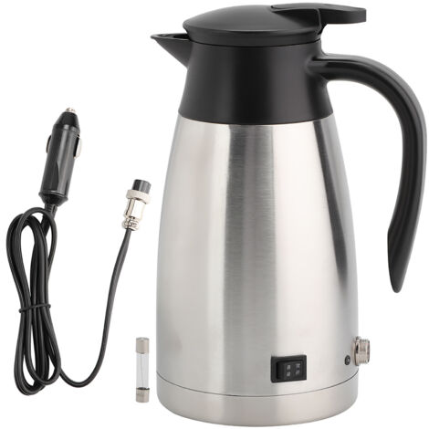 Bouilloire électrique portable 12V/24V pour voiture - 1000ml - Chauffe-eau universel