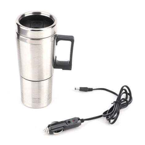 Bouilloire électrique voiture 12V - 350ML + 150ML, pour café, thé et chauffage d'eau