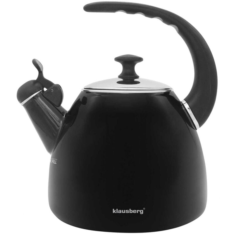 Bouilloire Émaillée Avec Sifflet 2,8 L Klausberg Kb-7403
