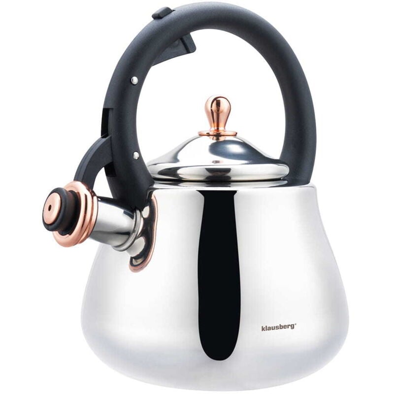 Bouilloire En Acier Avec Sifflet 2,8 L Klausberg Kb-7776