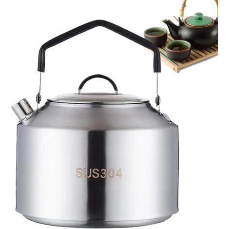 Bouilloire en acier inoxydable Pour le camping et