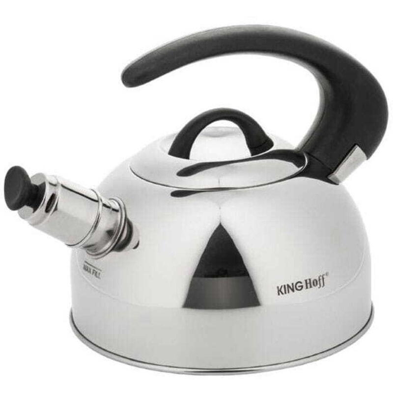 Bouilloire En Acier Kinghoff Avec Sifflet 1,8 L Kh-3250