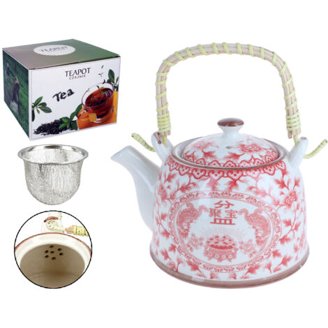 Bouilloire en céramique avec infuseur