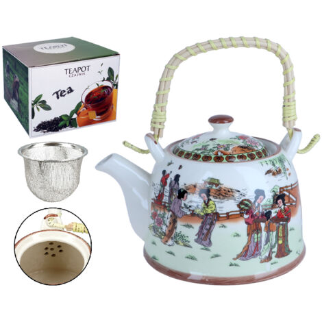 Bouilloire en céramique avec infuseur