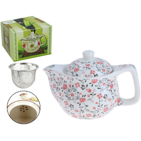Bouilloire en céramique avec infuseur