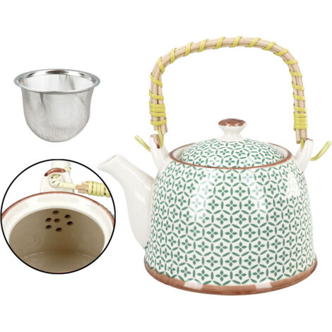 Bouilloire en céramique avec infuseur