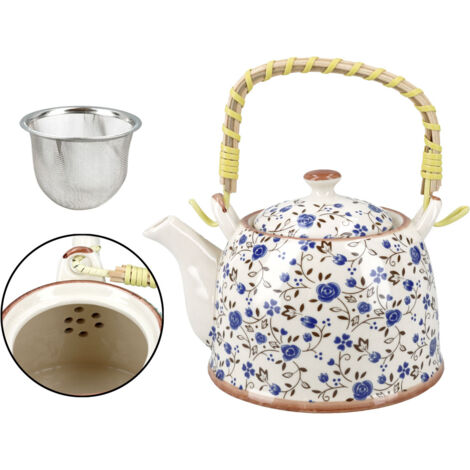 Bouilloire en céramique avec infuseur