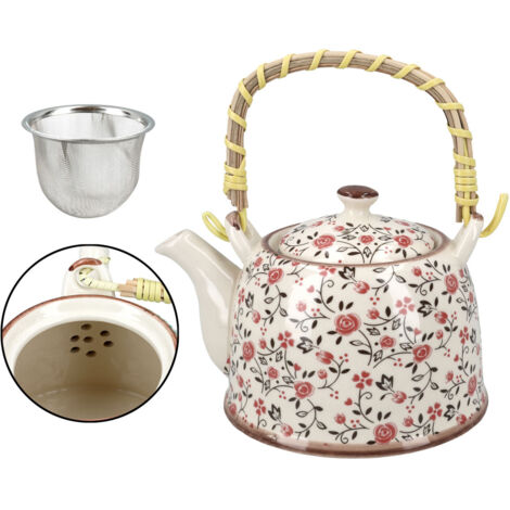 Bouilloire en céramique avec infuseur