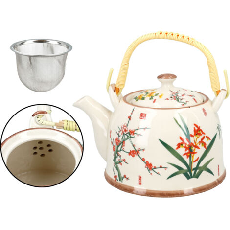 Bouilloire en céramique avec infuseur
