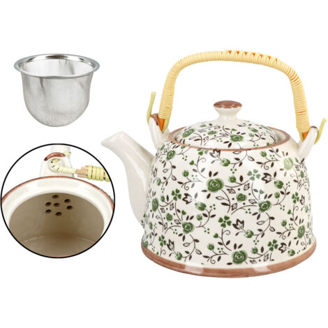 Bouilloire en céramique avec infuseur