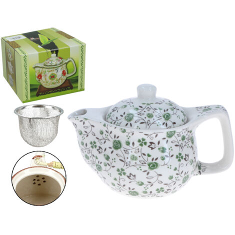 Bouilloire en céramique avec infuseur