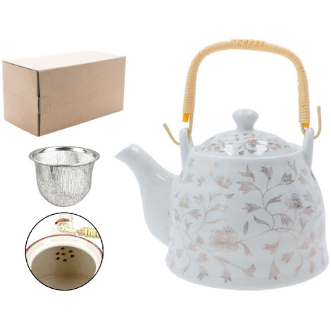 Bouilloire en céramique avec infuseur