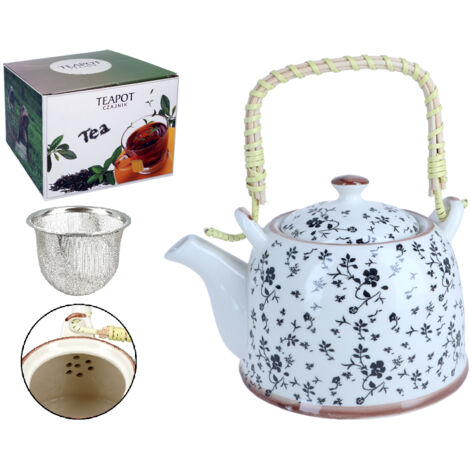 Bouilloire en céramique avec infuseur