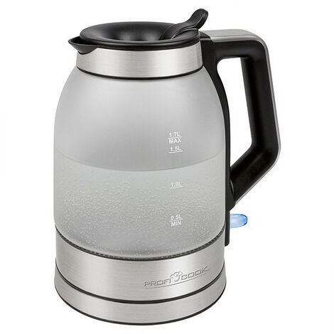 Bouilloire en verre 1,7L 2200W Proficook PC-WKS 1215