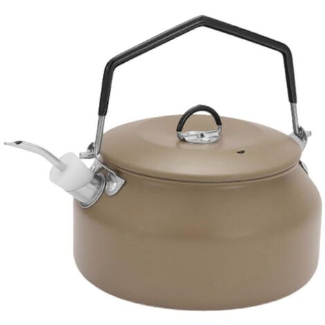 Bouilloire kaki, bouilloire de cuisine, bouilloire professionnelle, accessoires d'extérieur ---