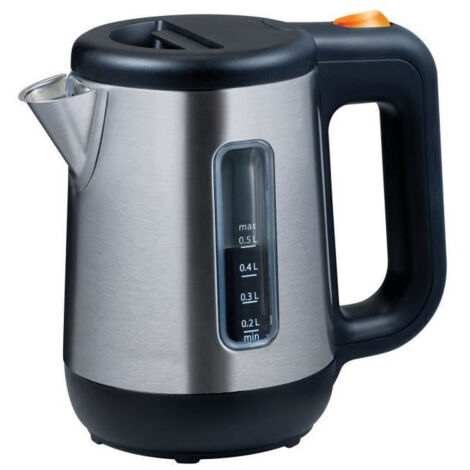 Bouilloire - KENWOOD JKM076 - Compacte 0.5L - Inox satiné et noir - Filtre anti-calcaire amovible