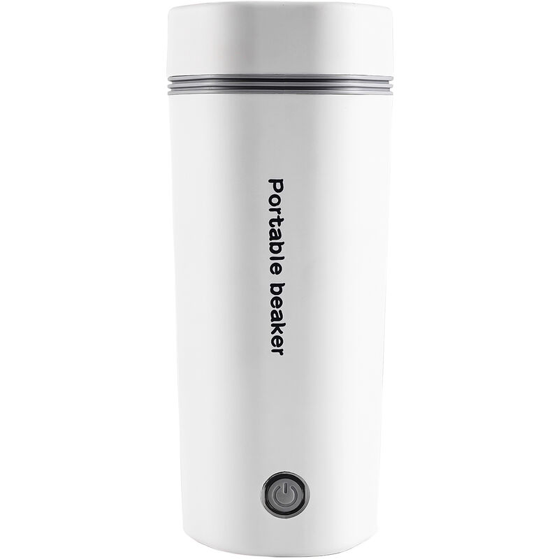 Asupermall - Bouilloire électrique portable pour eau bouillante 350 ml Bécher de voyage Bouilloire à thé Chaudière à eau chaude en acier inoxydable