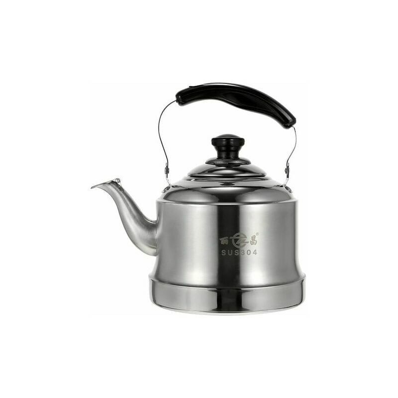 Bouilloire siffante - 2L - Ergonomique - Poignée en Acier Inoxydable - Théière d'eau bouillante - Boisson contenant plus chaud - Avec passoire - Pour