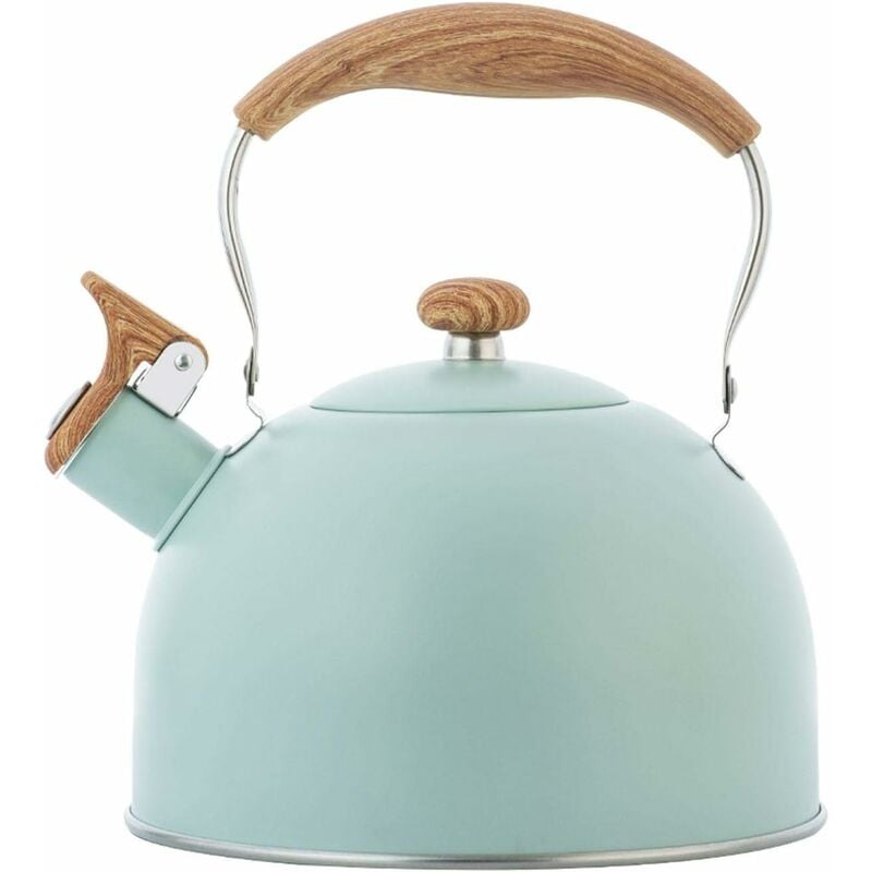 Bouilloire Sifflante, 2.5L Bouilloire Sifflante Induction Gaz Bouilloire En Acier Inoxydable Bouilloire Théière Sifflante Bouilloire a Sifflet Pour