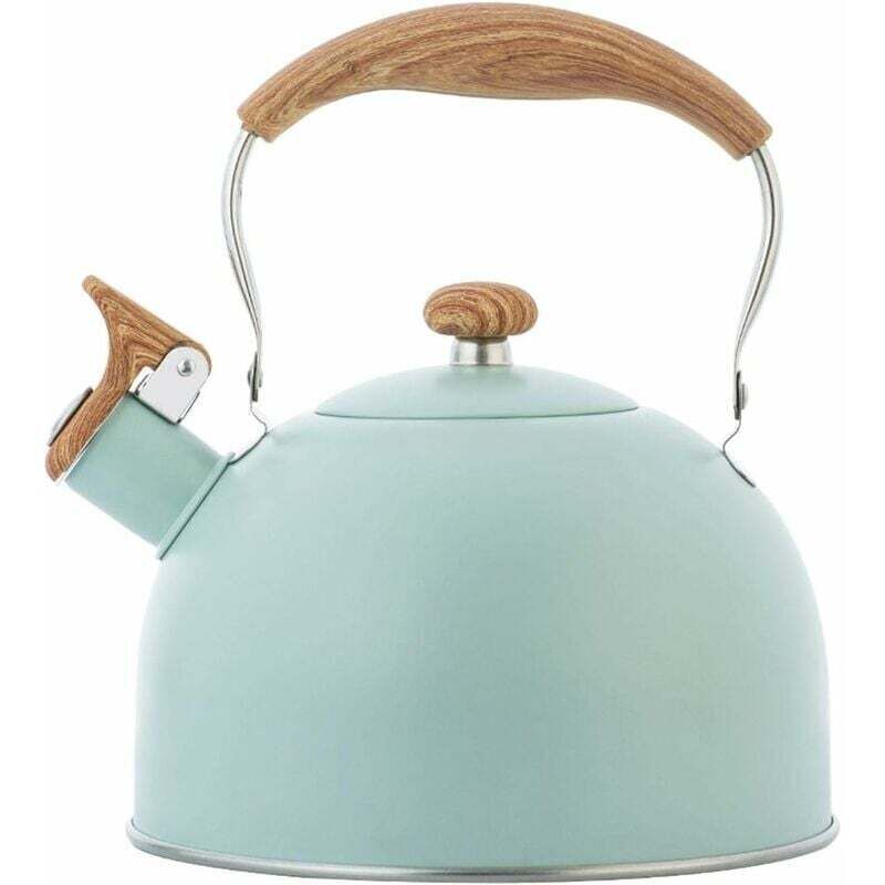 Bouilloire Sifflante, 2.5L Bouilloire Sifflante Induction Gaz Bouilloire En Acier Inoxydable Bouilloire Théière Sifflante Bouilloire A Sifflet Pour