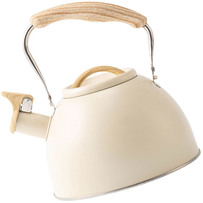 Bouilloire sifflante Bouilloire à eau sifflante de cuisine antirouille pour le camping (3L)