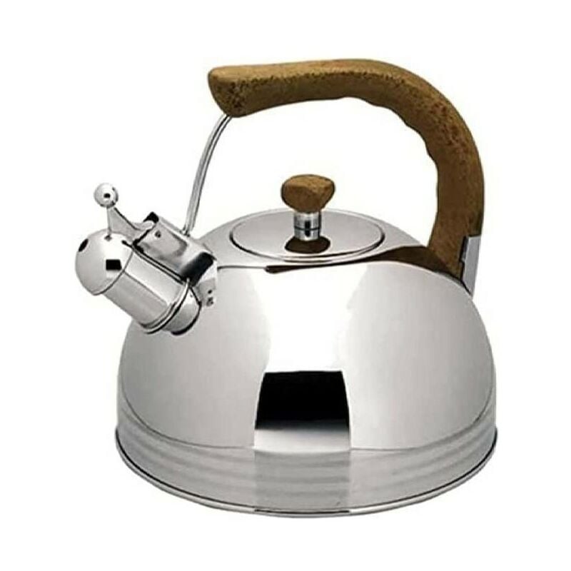 Lacor - Bouilloire sifflante acier inoxydable, argent - 2 litres