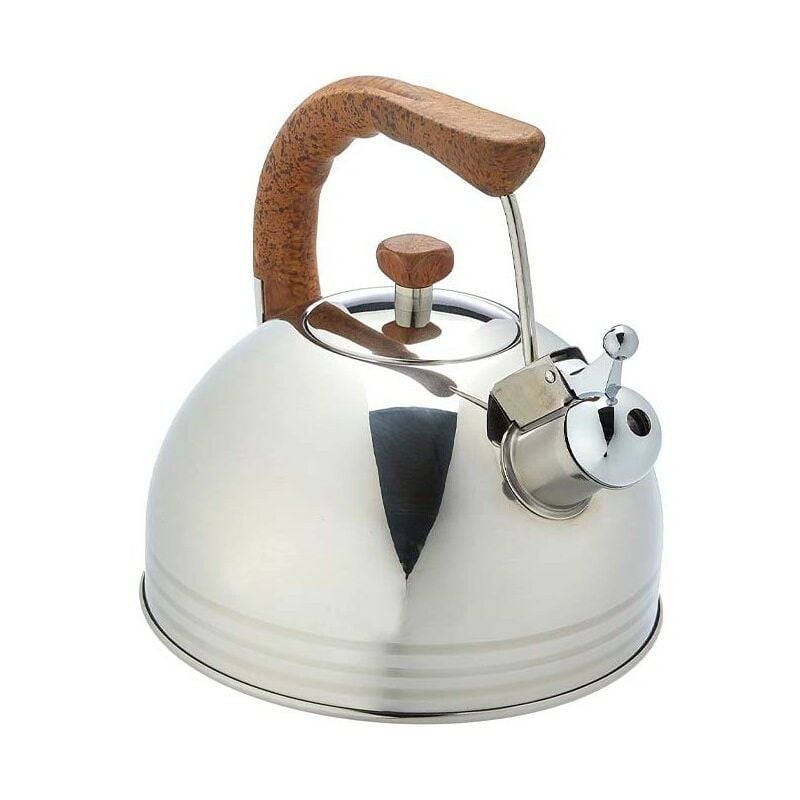 Lacor - Bouilloire sifflante acier inoxydable, argent - 4 litres