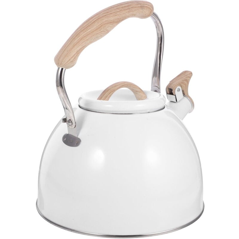 Bouilloire sifflante Machines à café Gadget de cuisine Bouilloire en acier inoxydable Bouilloire de cuisinière Pichet à eau en métal Bouilloire à eau