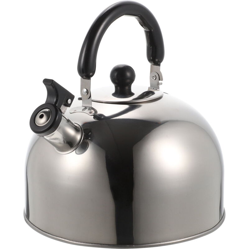 Bouilloire sifflante pratique en acier inoxydable avec poignée, 1 pièce, 4 L