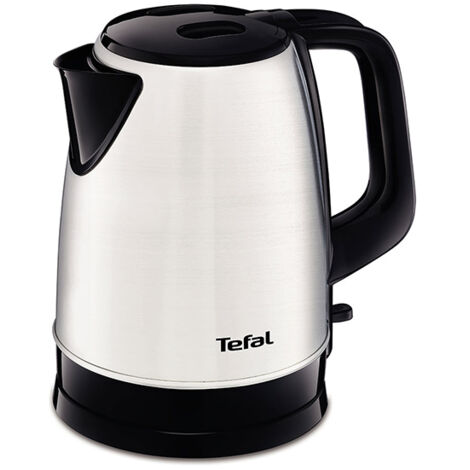 Tefal – Bouilloire inox brossé noir 1,7 L – Puissance 2400 W – Socle sans fil 360° – Filtre anti-tartre amovible - KI150D10