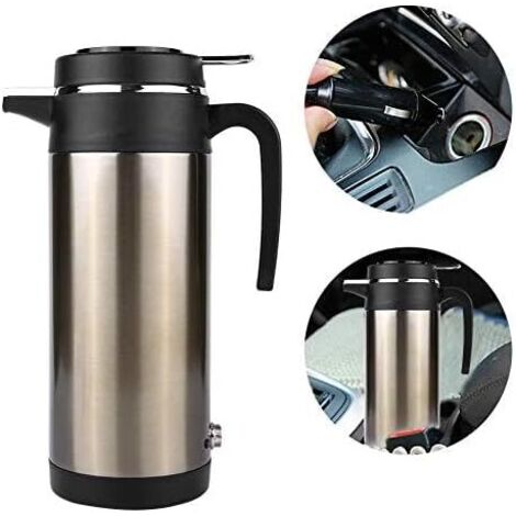 Bouilloire voiture 12V 1200 ml grande capacité, chauffe-eau portable voyage café thé auto
