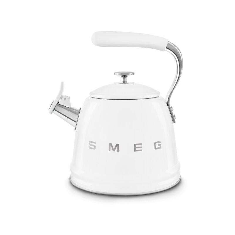 Smeg - Bouilloires à sifflet 2.3l blanc WKF01WH