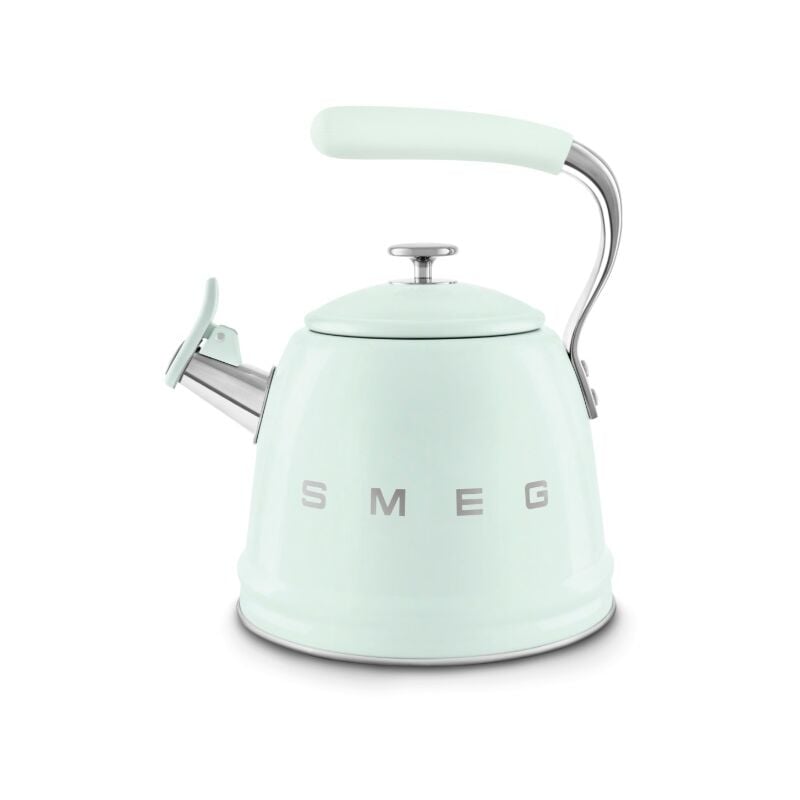 Smeg - Bouilloires à sifflet 2.3l vert d'eau WKF01PG