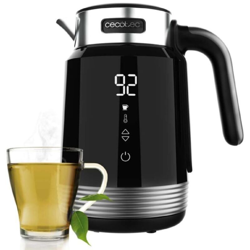 Cecotec - Bouilloire ThermoSense 600 Touch Black