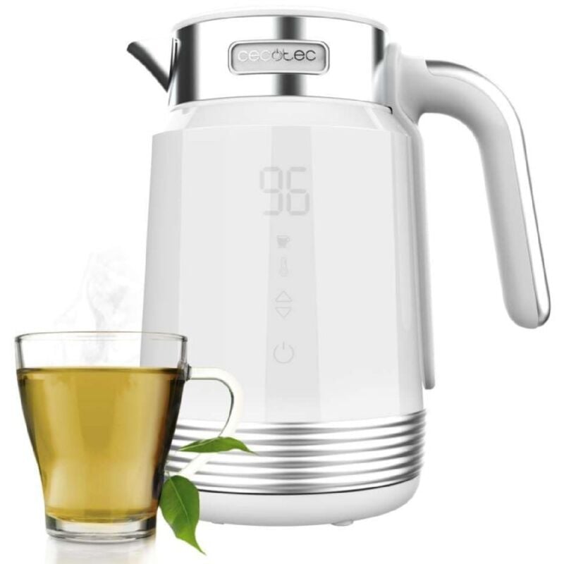 Cecotec - Bouilloire ThermoSense 600 Touch White