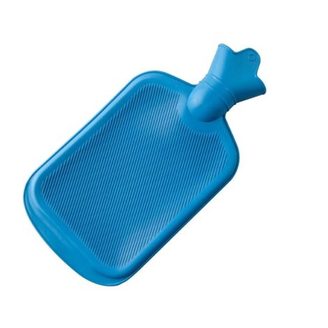 Bouillotte En Caoutchouc Sänger - 2 Litres - Bleue - 20x37 Cm (eau Chaude Ou Froide)