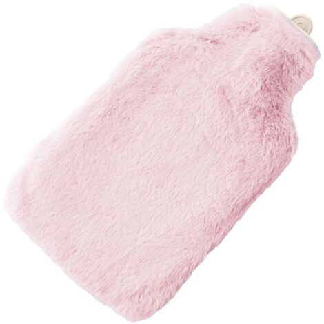 Bouillotte SUPREME peluche rose 2 litres