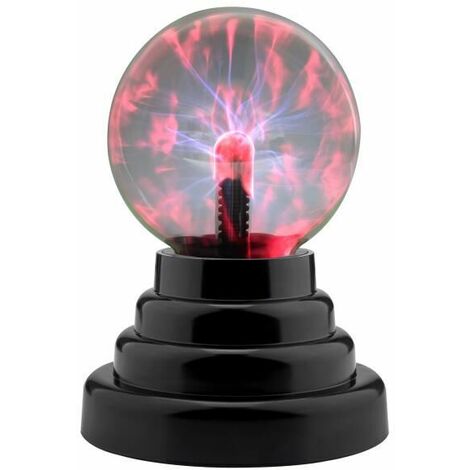 Boule à plasma, lampe à plasma de 3 pouces, globe à plasma sensible au toucher - Nébuleuse alimentée par USB ou à piles, jouet fantaisie pour enfants, fêtes, accessoire, chambre à coucher, maison, déc