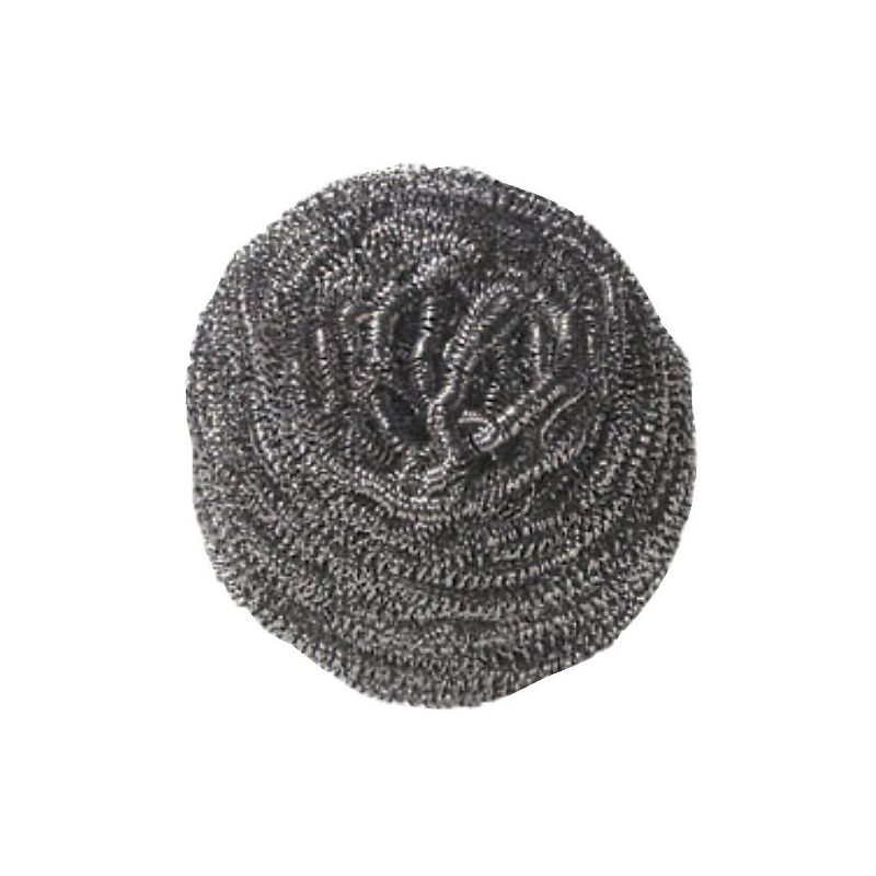 Boule abrasive de récurage Superinox 27 spirale de fils torsadés en acier inoxydable 40g sachet de 10 pièces