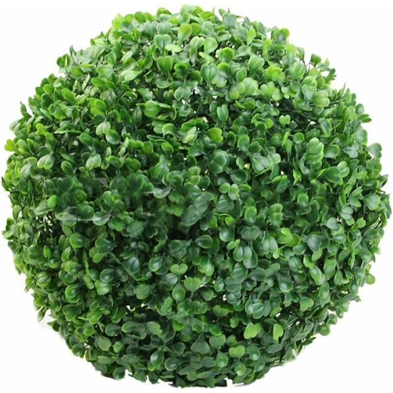 Guazhunifr - Boule Artificiel, Boule dherbe de Plantes Boule de Plante en Plastique Verte Boules topiaires artificielles pour la décoration de fête