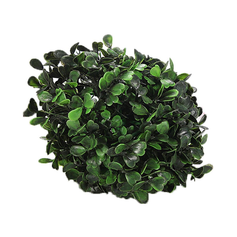 Tlily - Boule artificielle buis plante herbes jardin decor vert 12cm