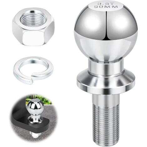 ROKIOTOEX Récepteur D'attelage De Remorque 3 Points 5,1 Cm Barre D